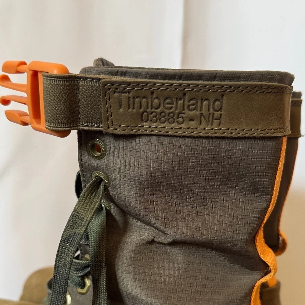 Timberland Camouflage Boots with Green Accents